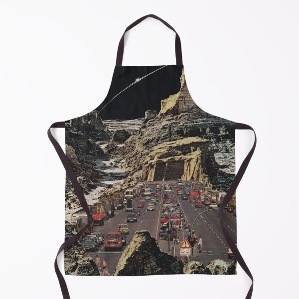Item preview, city road mountain surreal collage retro vintage dreamcore designed and sold by seventies.collages.