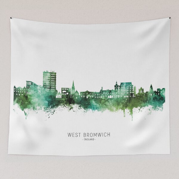 Item preview, West Bromwich England Skyline designed and sold by ArtPrints.