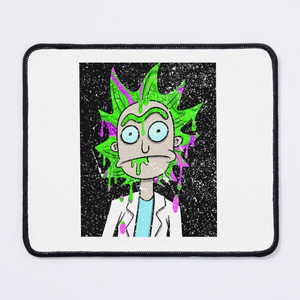 Item preview, Zombie Rick Fan Art Rick and Morty Horror Art Neon Slime Rick Sticker Oversized designed and sold by gotoworkea.