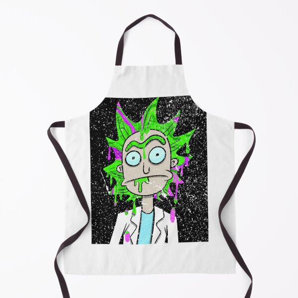Item preview, Zombie Rick Fan Art Rick and Morty Horror Art Neon Slime Rick Sticker Oversized designed and sold by gotoworkea.