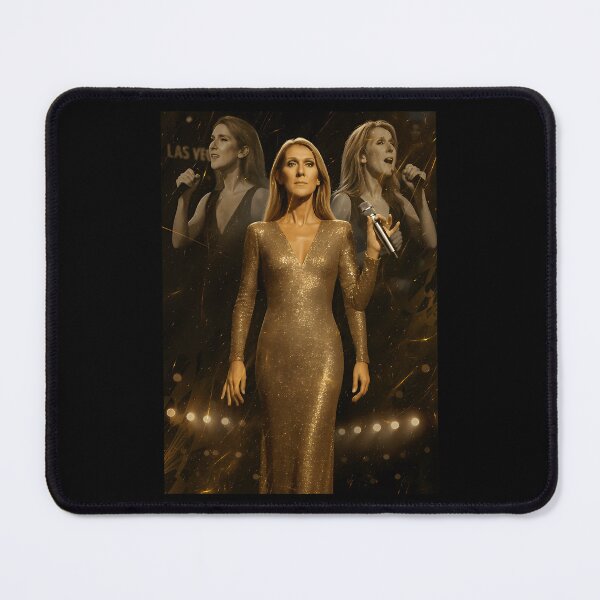 Item preview, Celine Dion Stage Performance Gold Dress Portrait designed and sold by sleeptabo.