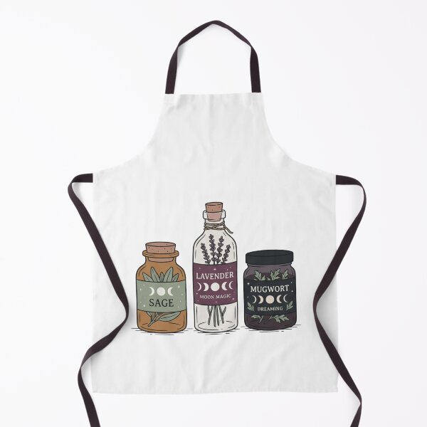 Item preview, Witch Apothecary Herb Jars Sage Lavender Mugwort Moon Magic Shirt designed and sold by TeNovaStudio.