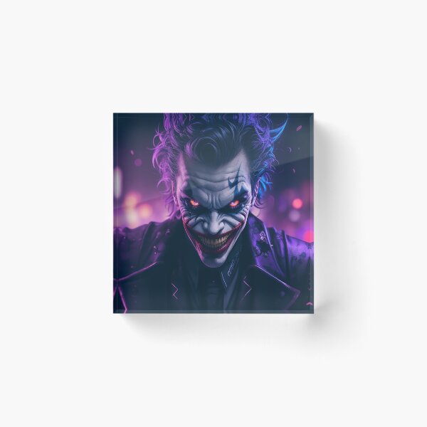 Item preview, Joker on a purple and blue background designed and sold by stephane95300.