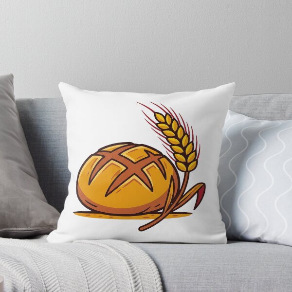 Item preview, Artisan Bread Loaf and Wheat Illustration designed and sold by seunghus.