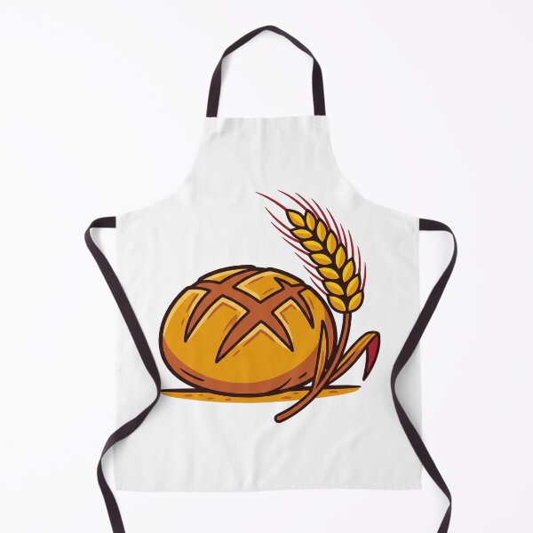 Item preview, Artisan Bread Loaf and Wheat Illustration designed and sold by seunghus.