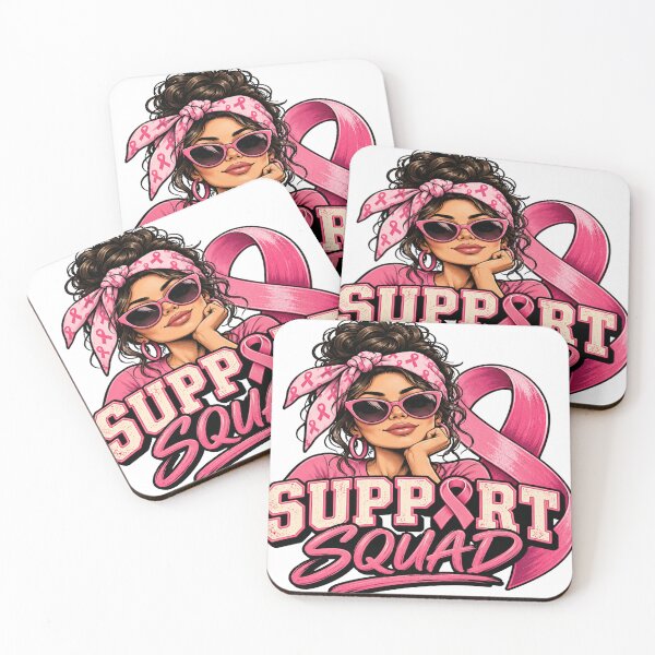 Item preview, Pink Ribbon Support Squad Breast Cancer Month designed and sold by OUICHA.