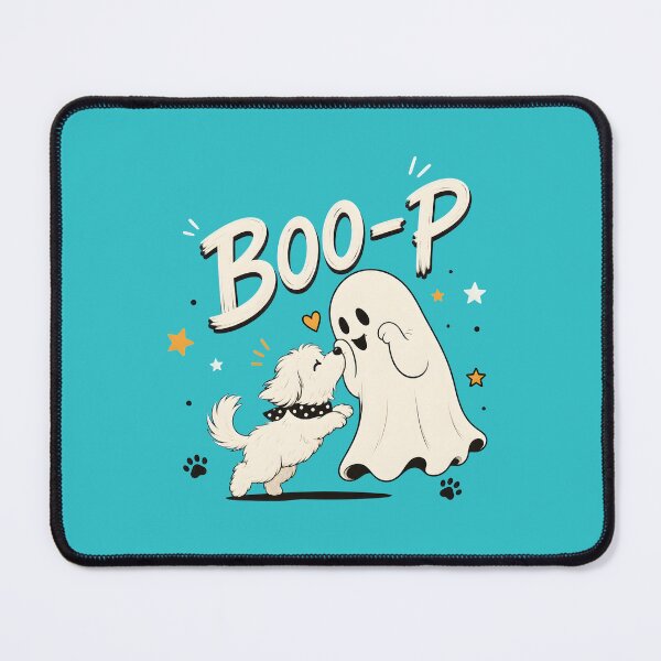 Item preview, Ghost Boops Dog Nose Cute Halloween Pet Art designed and sold by OlyvieArt.