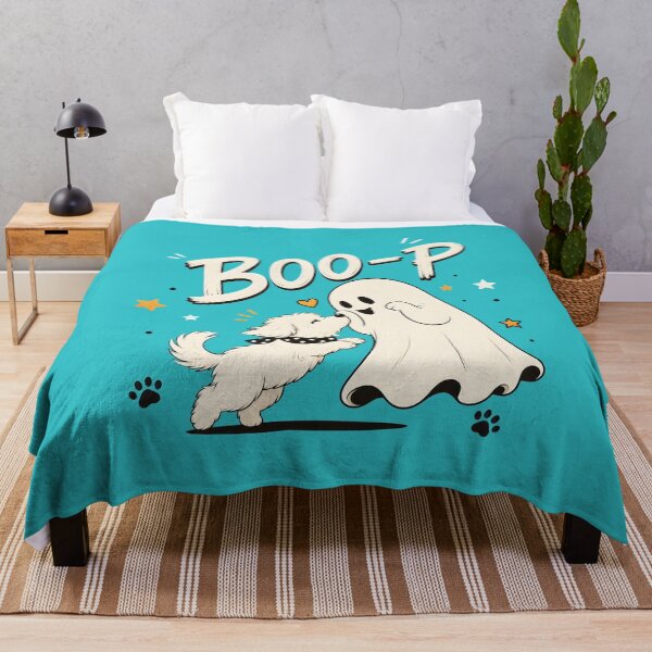 Item preview, Ghost Boops Dog Nose Cute Halloween Pet Art designed and sold by OlyvieArt.