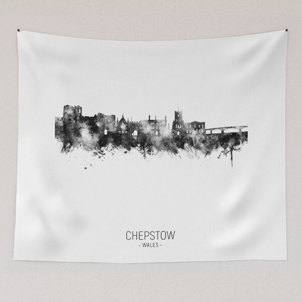 Item preview, Chepstow Wales Skyline designed and sold by ArtPrints.