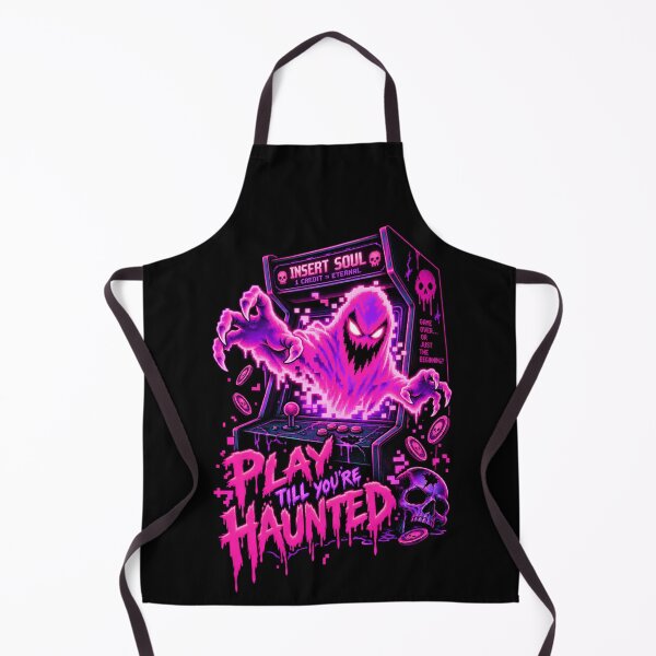 Item preview, Play Till You're Haunted – Retro Horror Arcade designed and sold by SidTastic .