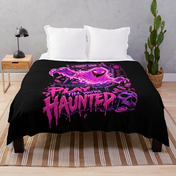 Item preview, Play Till You're Haunted – Retro Horror Arcade designed and sold by SidTastic .