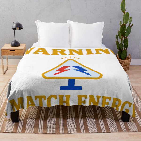 Item preview, Warning I match energy - funny sarcastic attitude designed and sold by GagShots.