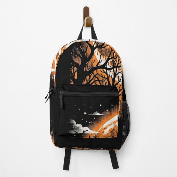 Item preview, Full Harvest Moon Spooky Graveyard Silhouette Spooky Forest Halloween Shirt designed and sold by TeNovaStudio ⭐⭐⭐⭐⭐.