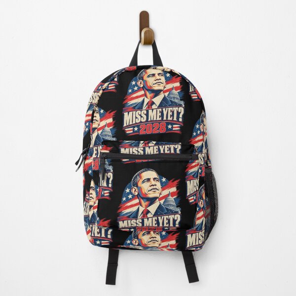 Item preview, Obama 2028 Miss Me Yet Political Portrait Design designed and sold by TheHellIWontSh.