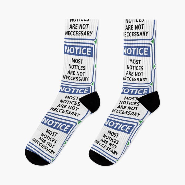 Item preview, Notice: Most Notices Are Not Necessary designed and sold by Karate Octopus.