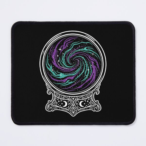 Item preview, Mystic Crystal Ball Swirling Galaxy Gothic Fortune Teller Witchy Shirt designed and sold by TeNovaStudio.