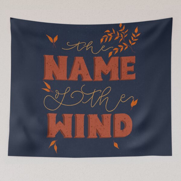 Item preview, "Name of the Wind" Book Title by Patrick Rothfuss designed and sold by Sarah's Whimsical Corner.