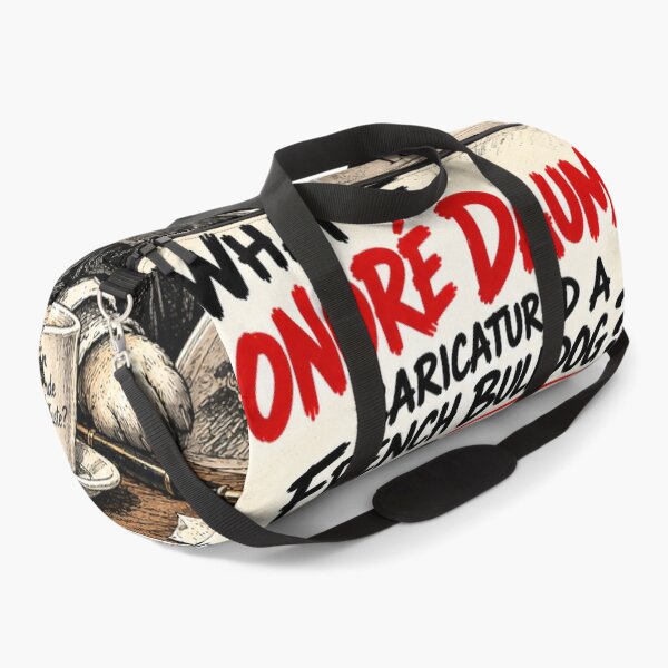 Item preview, The Philosophical Frenchie – Honoré Daumier Inspired Parisian Caricature designed and sold by cipoprimo.
