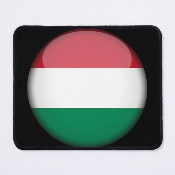 Item preview, Hungarian 3D Round Flag Statement Art for Supporters designed and sold by YAZ.
