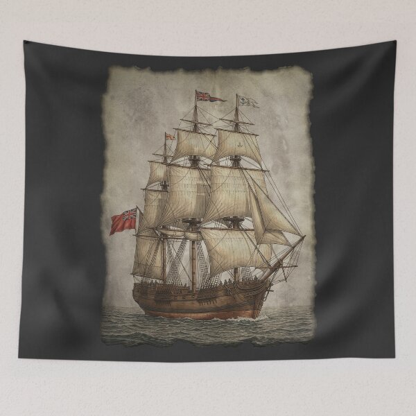 Item preview, The Great Tea Race: Victorian British Merchant Clipper Maritime Art designed and sold by FreiherrPK.