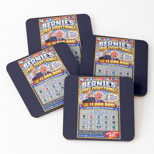 Item preview, Bernie Sanders Scratch-Off Tickets designed and sold by RockyWords.