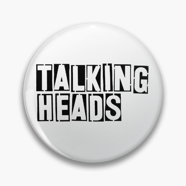 Item preview, Talking Heads black type square designed and sold by hartoyoginuk.