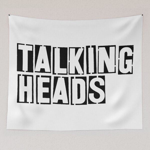 Item preview, Talking Heads black type square designed and sold by hartoyoginuk.