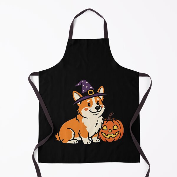 Item preview, Cute Halloween Corgi Witch Hat Jack O Lantern Pumpkin Dog Shirt designed and sold by TeNovaStudio ⭐⭐⭐⭐⭐.