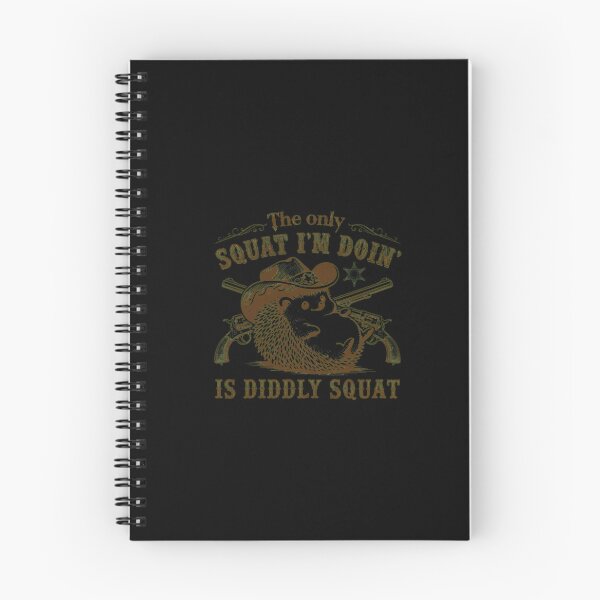 Item preview, Hedgehog Cowboy Squat Diddly Squat  designed and sold by Oswmi16.