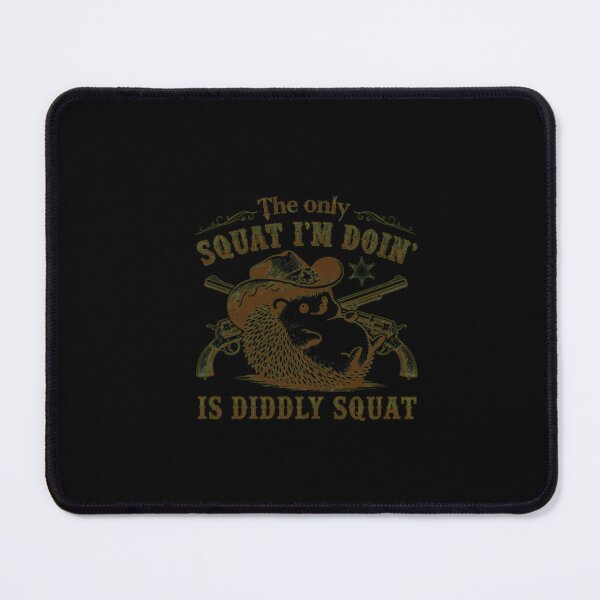 Item preview, Hedgehog Cowboy Squat Diddly Squat designed and sold by Oswmi16.