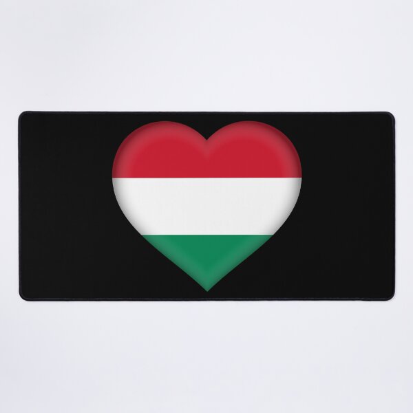 Item preview, Hungarian 3D Flag Heart National Symbol for Expat Style designed and sold by YAZ.