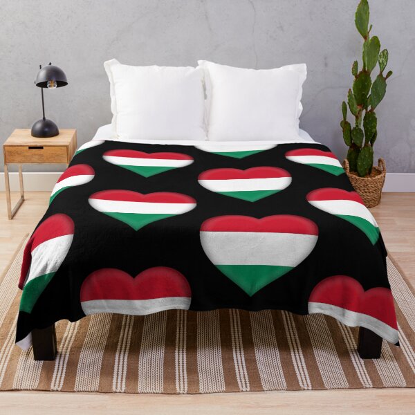 Item preview, Hungarian 3D Flag Heart National Symbol for Expat Style designed and sold by YAZ.