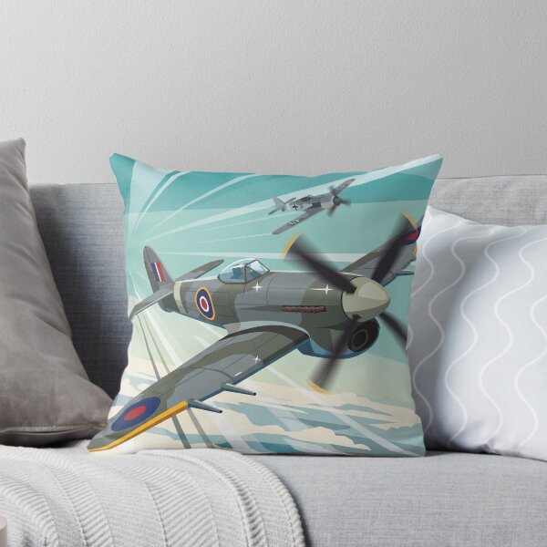 Item preview, RAF Hawker Typhoon Banking Illustration designed and sold by Airpower Art.