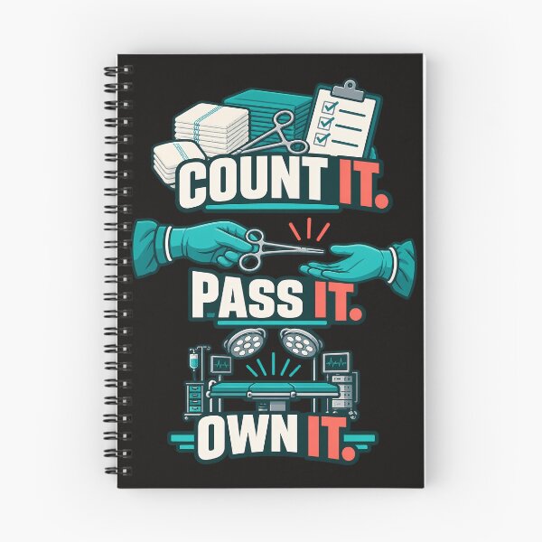 Item preview, Count It Pass It Own It – Surgical Tech Design designed and sold by MiSuPa Studio.