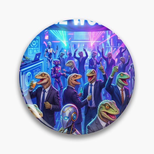 Item preview, NOT SO SECRET LIZARD PARTY designed and sold by NOIMION DIGITAL ART.