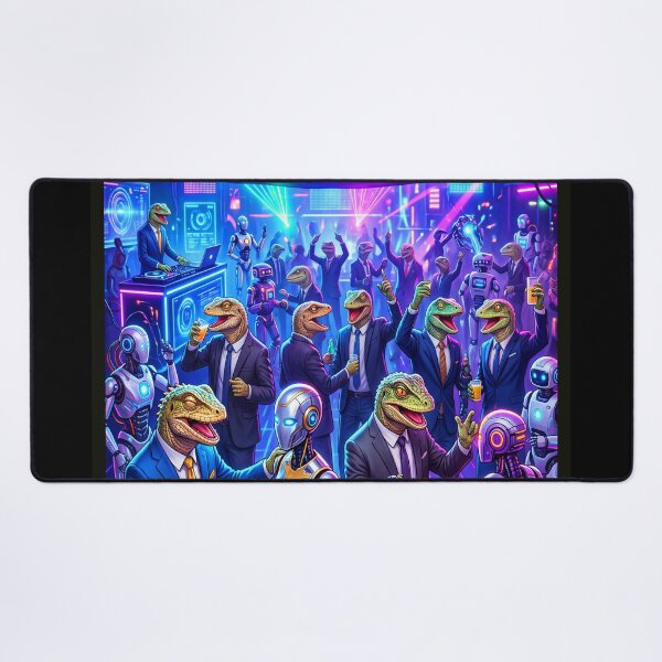 Item preview, NOT SO SECRET LIZARD PARTY designed and sold by NOIMION DIGITAL ART.