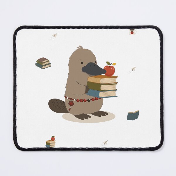 Item preview,  Cute Platypus Character Carrying Books for School designed and sold by TatinkaArtskill.