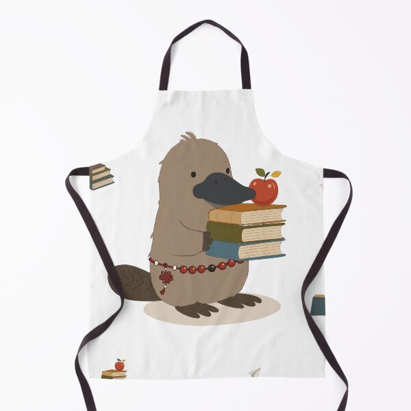 Item preview, Cute Platypus Character Carrying Books for School designed and sold by TatinkaArtskill.