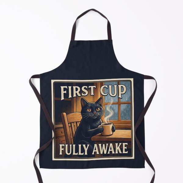 Item preview, First Cup, Fully Awake designed and sold by QuietNovaShop.
