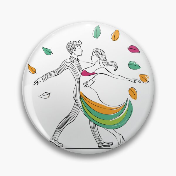 Item preview, Autumn Dance Romance Illustration designed and sold by Litely.