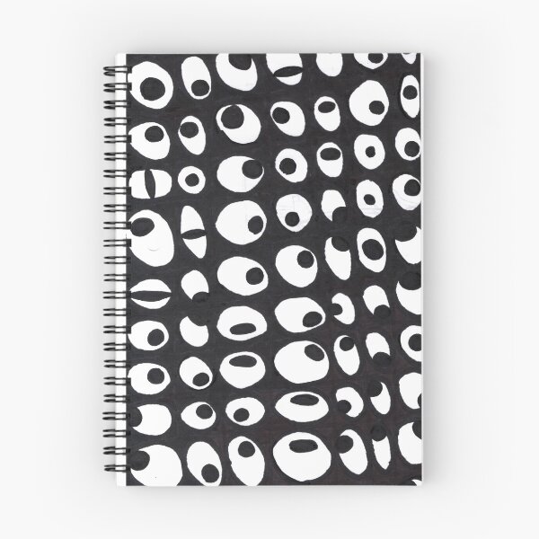 Item preview, Hand Drawn Eyes Pattern in Black and White  designed and sold by Ipek Morel.