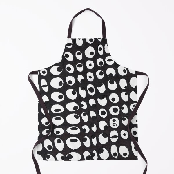Item preview, Hand Drawn Eyes Pattern in Black and White  designed and sold by Ipek Morel.