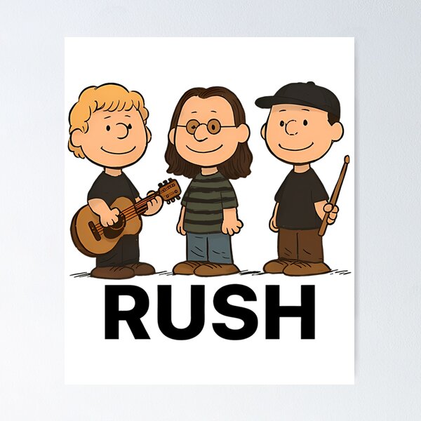 Item preview,  Rock Band Members Cartoon Tribute designed and sold by 1BrainCell.