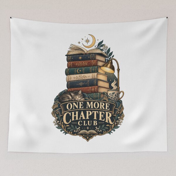 Artikelvorschau, One More Chapter Club Book Lover Shirt entworfen und verkauft von TeeEnigmaa.