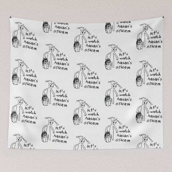Item preview, Lets Watch Hasanabi Together designed and sold by ariyaindley.
