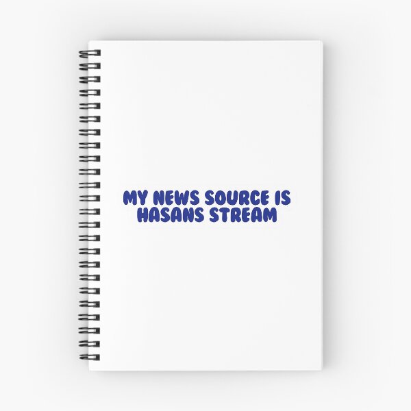 Item preview, My News Source Is Hasan Hasan Piker Hasanabi Twitch Sticker designed and sold by ariyaindley.