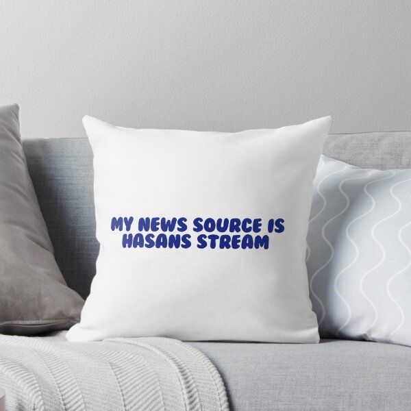 Item preview, My News Source Is Hasan Hasan Piker Hasanabi Twitch Sticker designed and sold by ariyaindley.