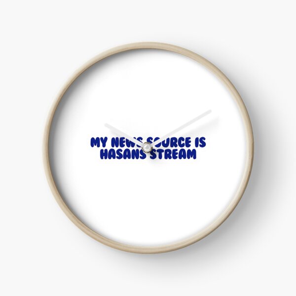 Item preview, My News Source Is Hasan Hasan Piker Hasanabi Twitch Sticker designed and sold by ariyaindley.