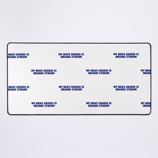 Item preview, My News Source Is Hasan Hasan Piker Hasanabi Twitch Sticker designed and sold by ariyaindley.