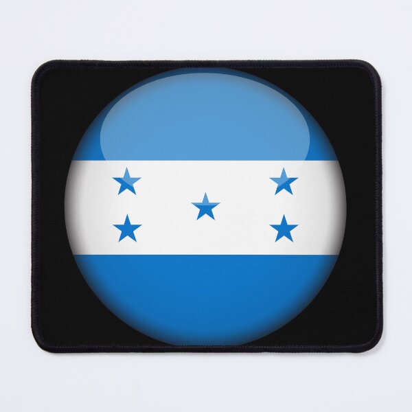 Item preview, Honduran 3D Round Flag Statement Art for Supporters designed and sold by YAZ.